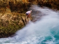 On the edge - fishing at Point Lookout