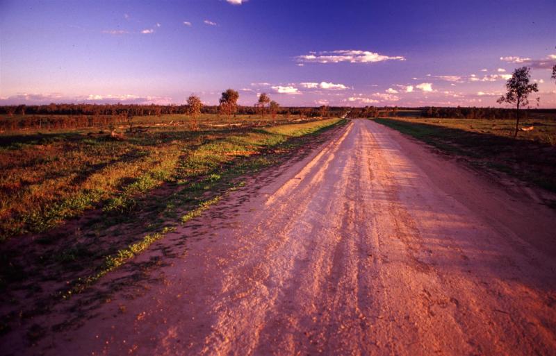 The road to Mt Moffatt.