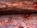 Indigenous stencil art. The Tombs.