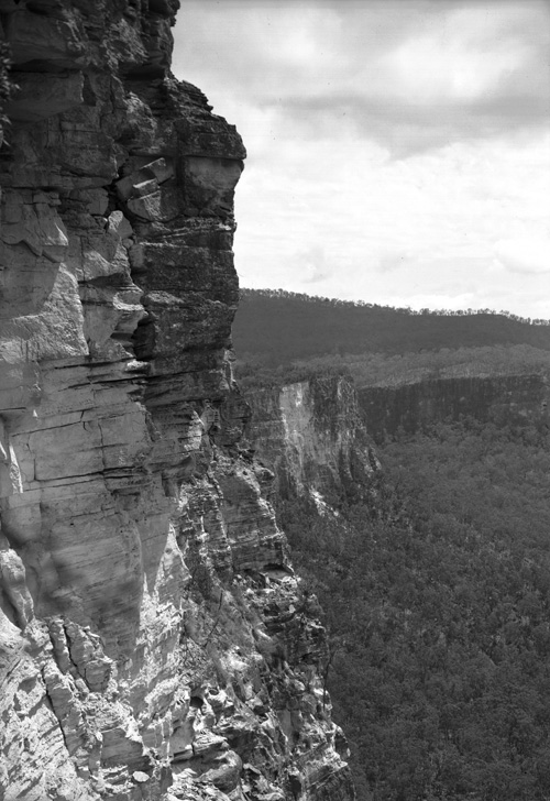 Sandstone cliffs on the edge of the Consuelo Tableland, Carnarvon National Park..