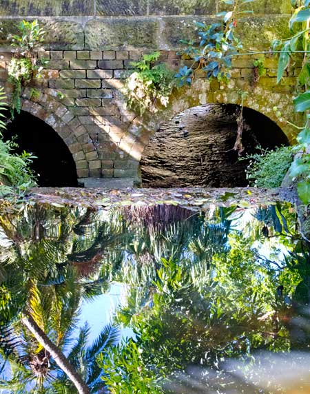 The Macquarie Culvert. Built in 1816, this is almost certainly Australia's oldest bridge.