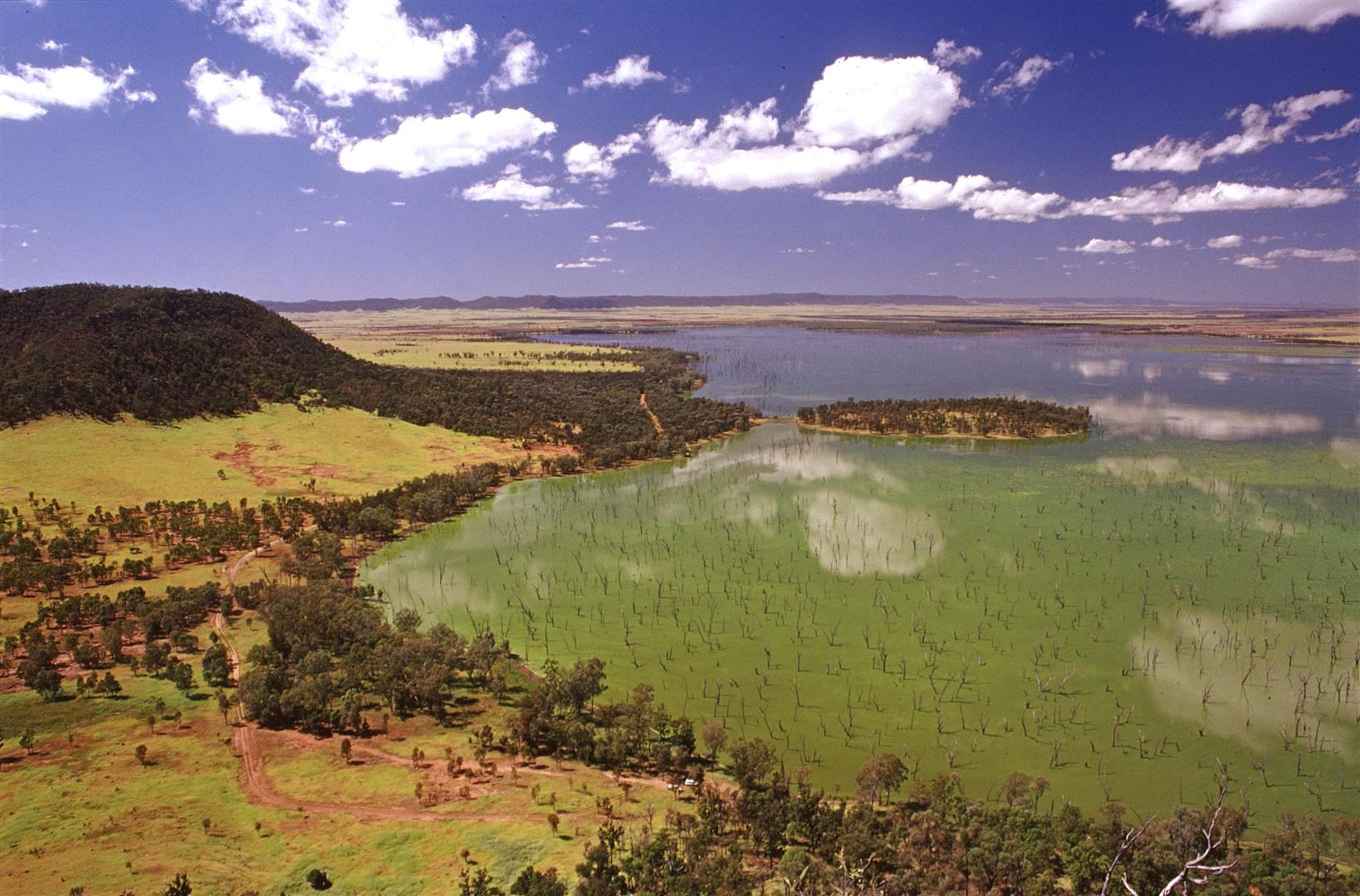 Lake Nuga Nuga NP. View from Mt Warinilla. Lake Nuga Nuga NP. View from Mt Warinilla.