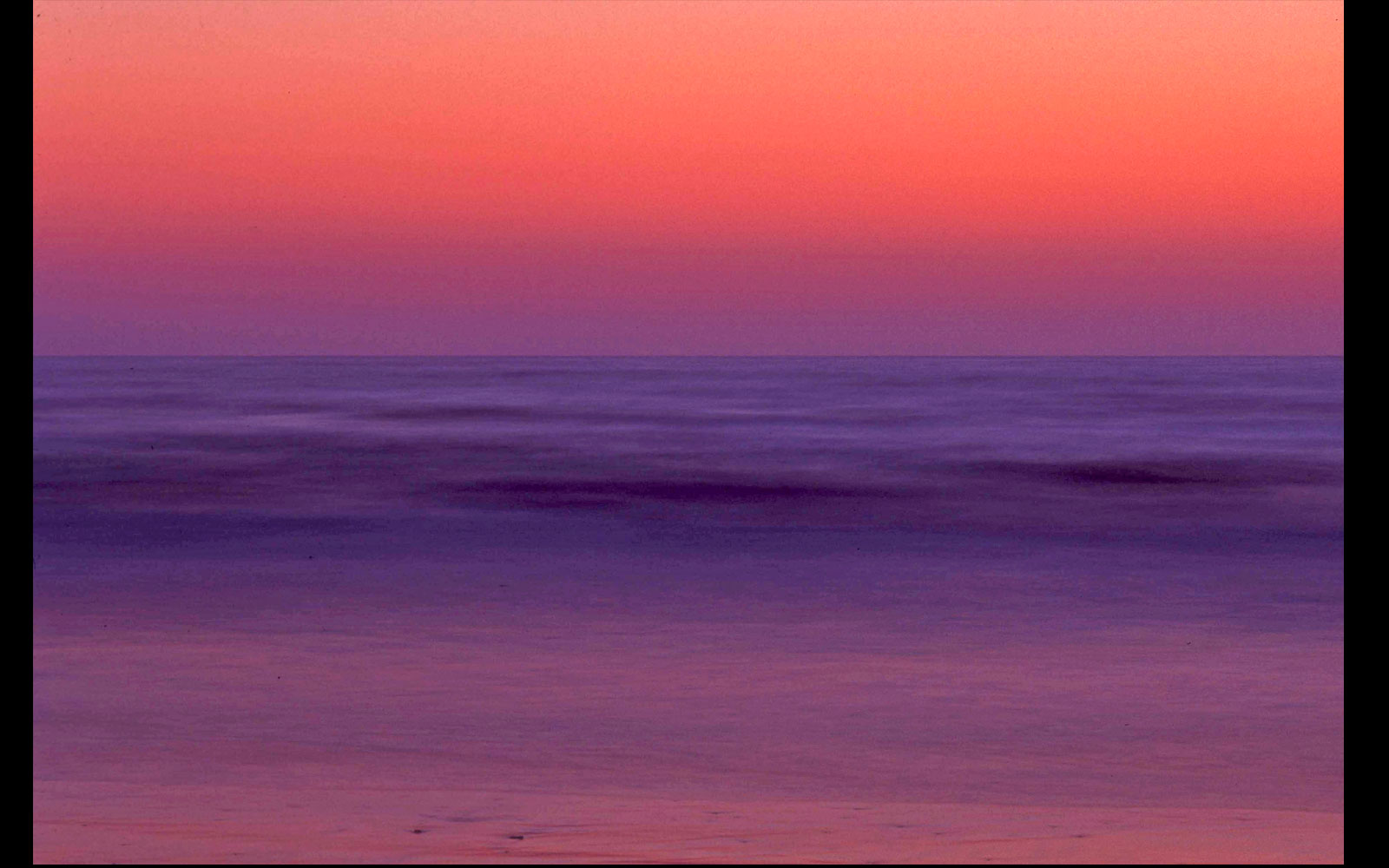 Dusk on the surf-beach, Wooli