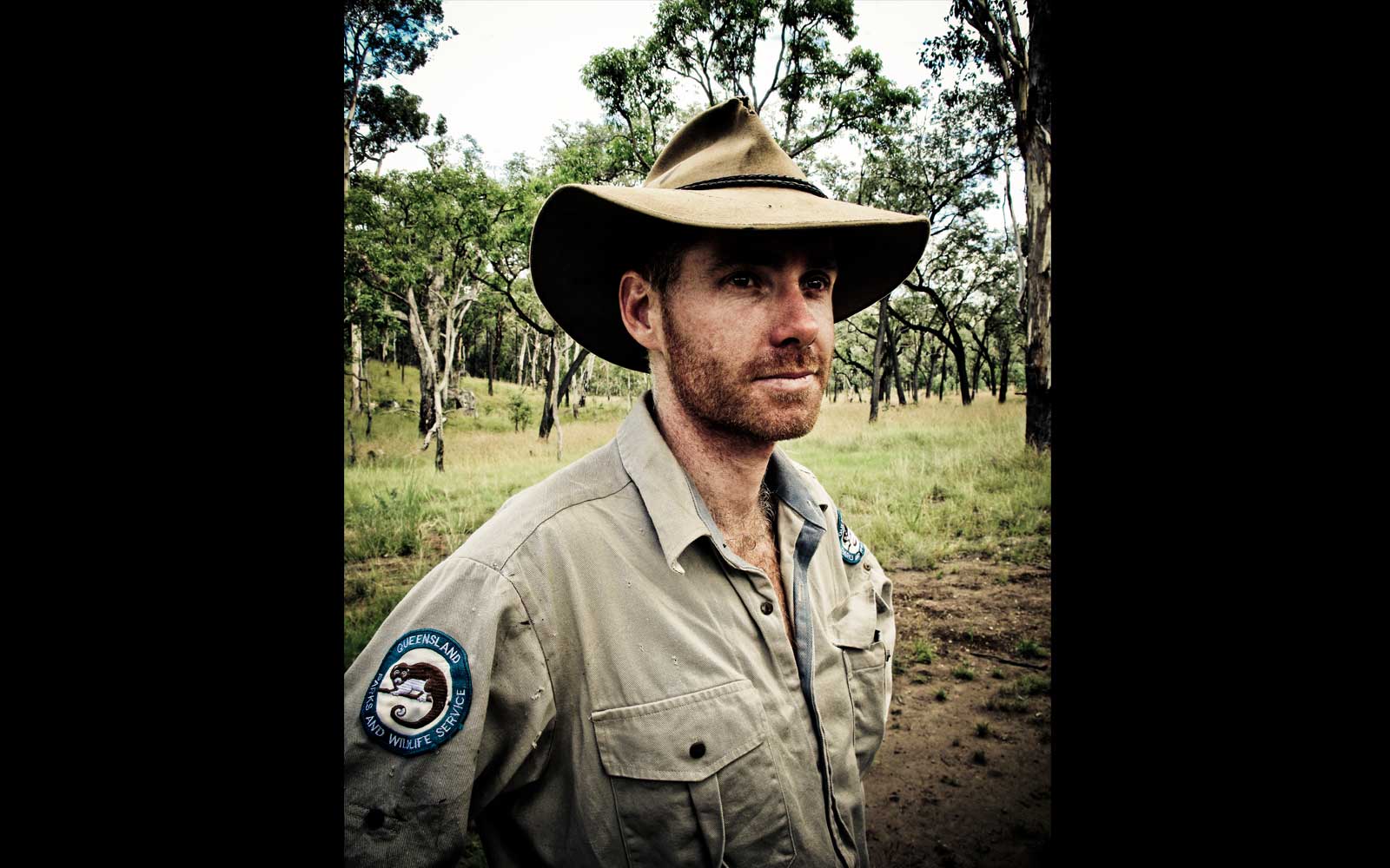 Dan Witten, Ranger, building the Carnarvon Great Walk track, at Mount Moffatt National Park 